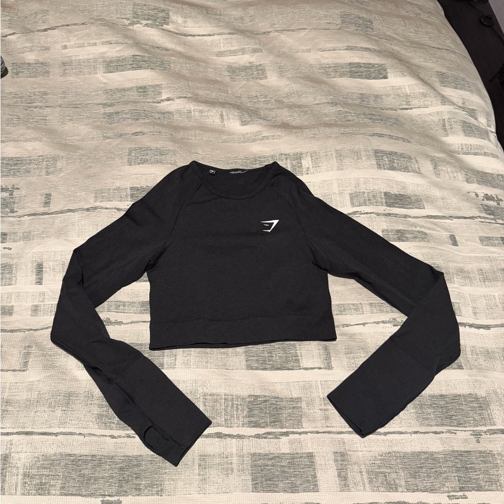 Gymshark cropped long sleeve (xs)